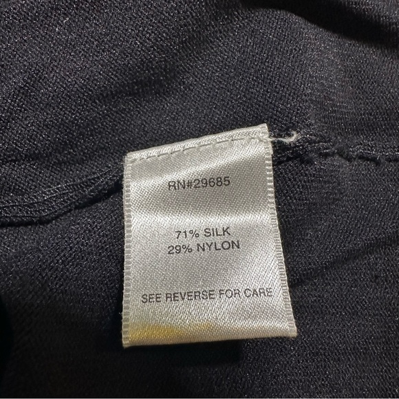 Pendleton Petite Silk Blend Women’s Mock Turtleneck Black Sweater. Size S - Picture 4 of 9